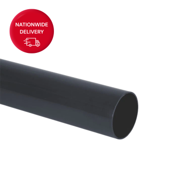 Brett Martin 68mm Round 4M Downpipe (Black) BR203B