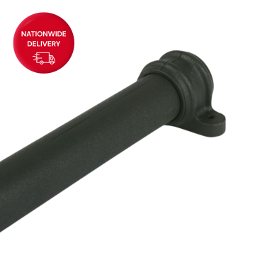 Brett Martin 68mm Round Cast Iron Style PVCu Downpipe 2.5M BR2025LCI with Lugs