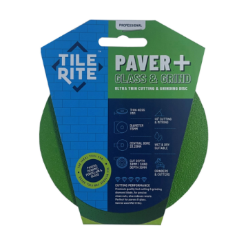 Tile Rite 115mm PAVER+ Glass & Grind Ultra Thin Cutting Disc 