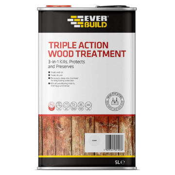 Sika Everbuild Triple Action Wood Treatment 5L 