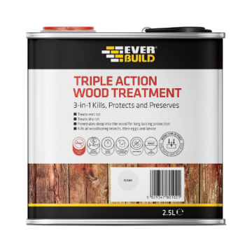 Sika Everbuild Triple Action Wood Treatment 2.5L 