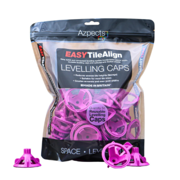 Azpects EASY Tile Align Reusable Leveling Caps (Pack of 50)
