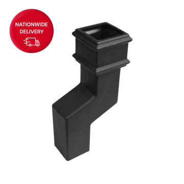 Brett Martin 65mm Square Cast Iron Style Offset 75mm BR575CI