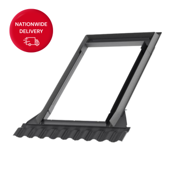 Velux EDW CK06 Single Flashing 55cm x 118cm + BDX Insulation Collar (For Profile Tiles)