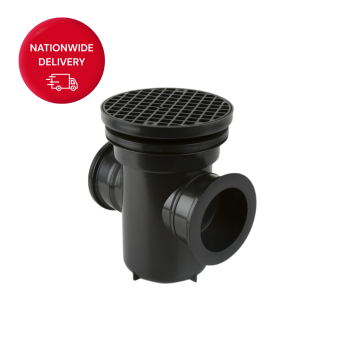 Back Inlet Bottle Gully 90 Degrees Round Top B1001