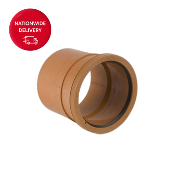 Brett Martin Single Socket PVCu Coupler 110mm B5011