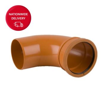 Brett Martin 87 1/2° Single Socket Bend 110mm B5041