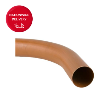 Brett Martin B5031 110mm 87.5 Degree Long Radius Plain End Bend