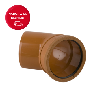 Brett Martin 110mm S/S PVCu Pipe Bend 45 Degrees B5061