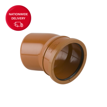 Brett Martin 110mm S/S PVCu Pipe Bend 22.5 Degrees B5071