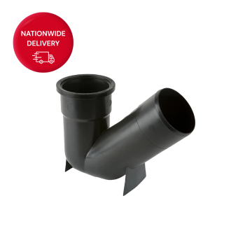 Brett Martin Low Trapped Gully Black 110mm B1013