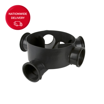 Brett Martin 315mm Diameter Shallow Inspection Chamber Base 5 Inlets 190mm Invert