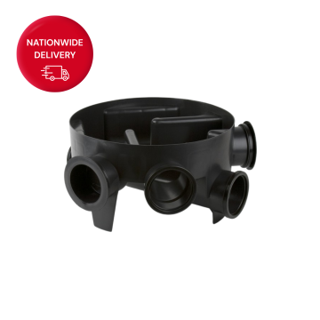 Brett Martin 450mm Diameter Inspection Chamber Base 5 x 110mm Inlets 190mm Invert