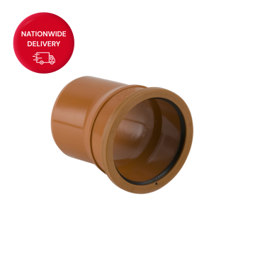 Brett Martin 110mm Single Socket Drainage Bend 11.25 Degrees B5081