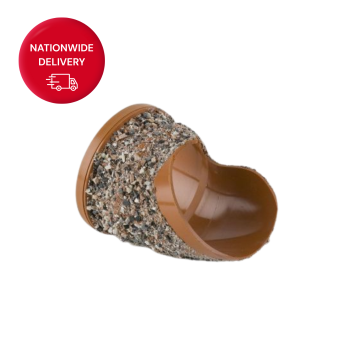 Brett Martin 110mm 30° 3/4 Section Right Hand Channel Branch Bend B2621