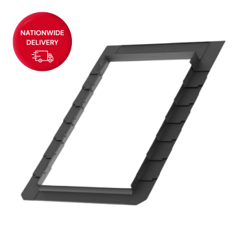 Velux EDL SK08 Single Flashing 114cm x 140cm + BDX Insulation Collar (For Slate Tiles)