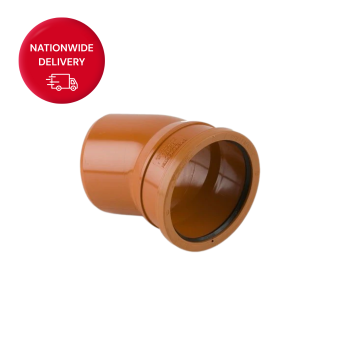 Brett Martin 160mm Single Socket 221/2° Bend B7171