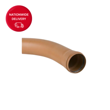 Brett Martin 110mm 87 1/2° Long Radius Single Socket Bend B5930