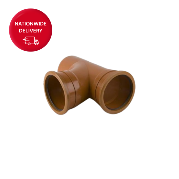 Brett Martin 160mm 87 1/2° Double Socket Branch (B7111)