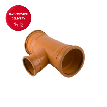 Brett Martin B7092 160mm x 110mm 87.5 Degree Triple Socket Branch