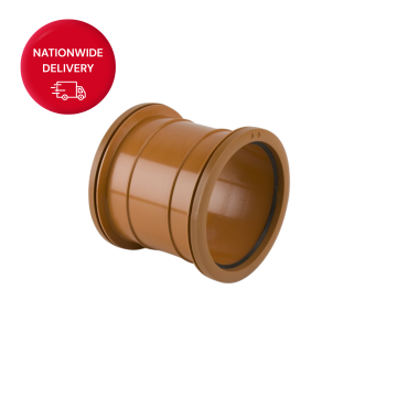 Brett Martin 160mm Double Socket PVCu Slip Coupling