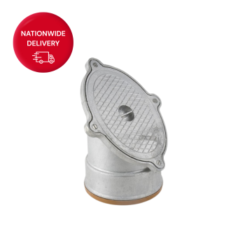 Brett Martin 160mm Sealed Aluminium Rodding Eye Socketed B6691