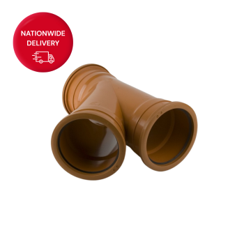 Brett Martin 160mm Triple Socket Drainage Branch 45 Degrees B6091
