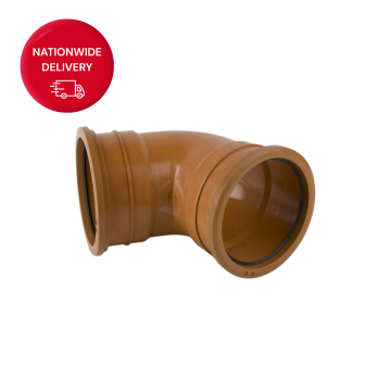 Brett Martin 160mm Double Socket Drainage Bend 67 1/2º Degrees B6071