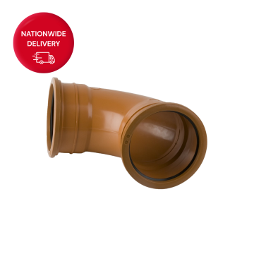 Brett Martin 160mm 87 1/2° Double Socket Bend B6031