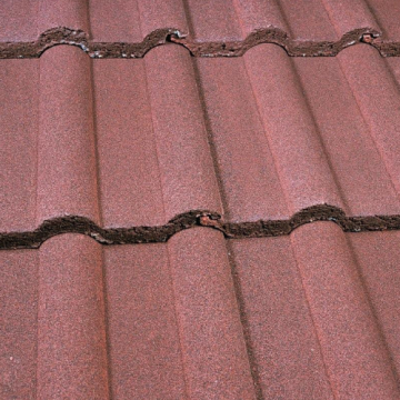Marley Double Roman Dark Red Roof Tiles - Pallet of 192 