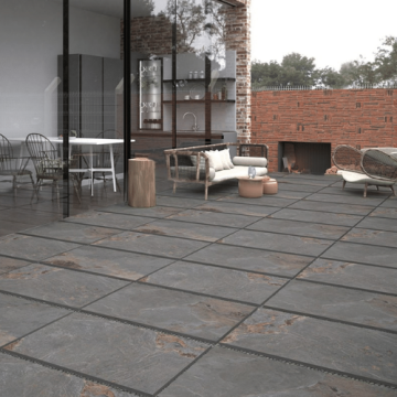 Retro Stone Copper Outdoor Porcelain 600mm x 900mm x 20mm 