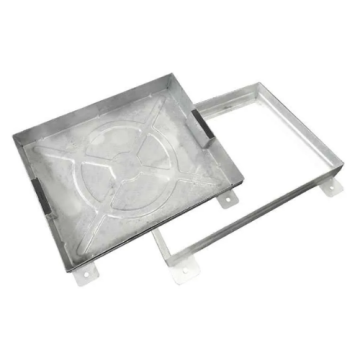 Wrekin Recessed 60mm Block Paving Manhole Cover with Keys 600mm x 450mm x 80mm - 10 Tonnes