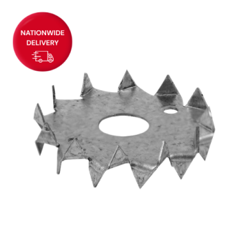 Timco Timber Connectors - Double Sided - Galvanised 50mm / M12 Timbag (15 Pieces) 