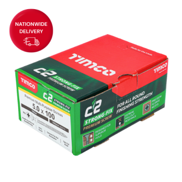 C2 Strong Fix Screw 5mm x 100mm (Box of 100) 