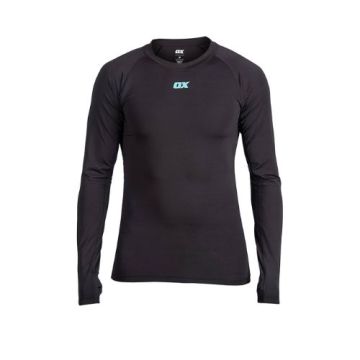 OX WORKWEAR BASE LAYER LONG SLEEVE TOP BLACK