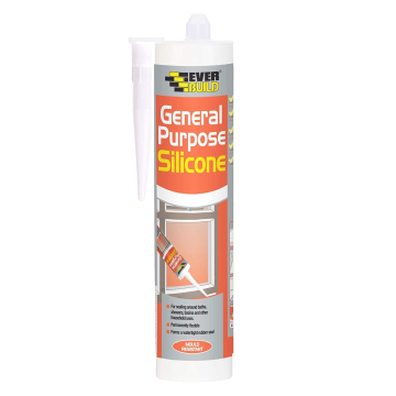 Sika Everbuild General Purpose Silicone White (280 ml)