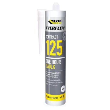 Sika Everbuild Everflex Contract 125 One Hour Chalk White (300ml)