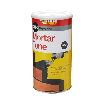 Everbuild 208 Powder Mortar Tone - Black - 1kg