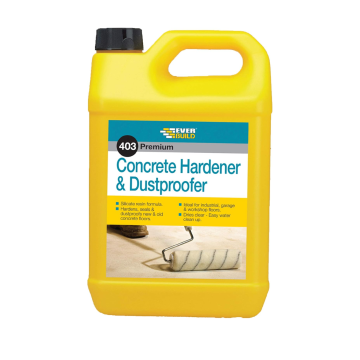 Everbuild 403 Premium Concrete Hardener and Dustproofer 5L (Clear Coat)