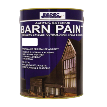 Bedec Barn Paint Matt Black 2.5L 