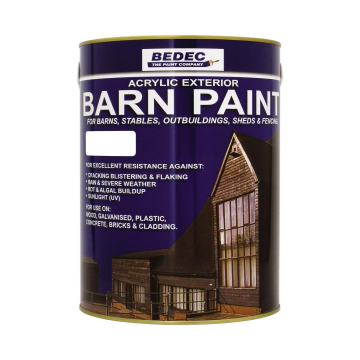 Bedec Barn Paint Satin Black 2.5L