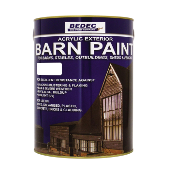 Bedec Barn Paint 2.5L Black Semi Gloss