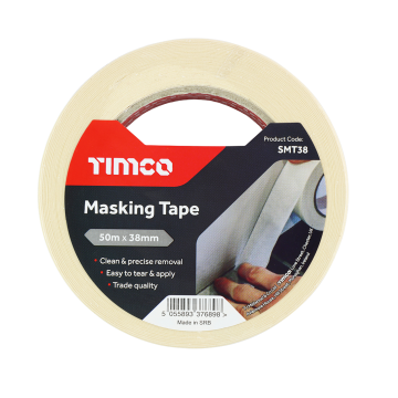 Timco Masking Tape 50m x 38mm 