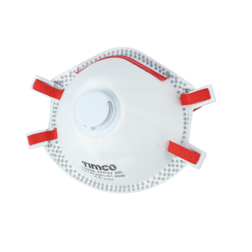 Timco FFP3 Moulded Masks with Valve (One Size)