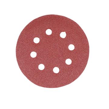 Timco Orbital Sanding Discs - P80 Grit - Red - 125mm