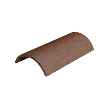 MARLEY CONCRETE SEG RIDGE TILE SMOOTH BROWN