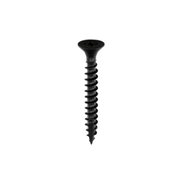 Classic Multi-Purpose Screws - PZ - Double Countersunk - Exterior - Black Organic (200 Pieces) 