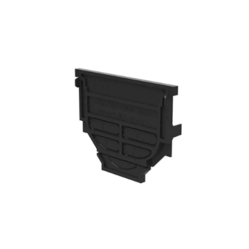 Aco Rain / Hex Drain Closing End Cap Black 