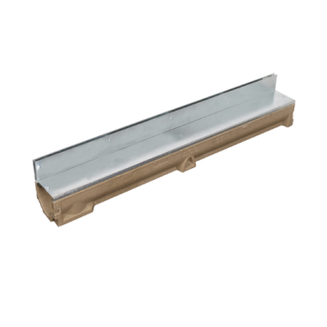 Rain Drain Brickslot B125 With Galvanised Steel Grating 