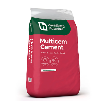 Heidelberg Multi Cement 25kg (Plastic Bag)